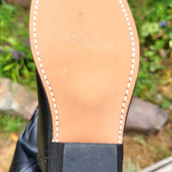 NWOB Laredo Black Leather Cowboy Boots - Style# 5740 - Size 10W - Picture 11 of 11